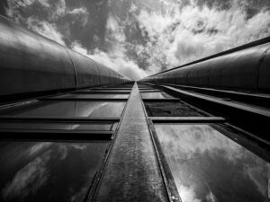 Les rails de la Tour Montparnasse