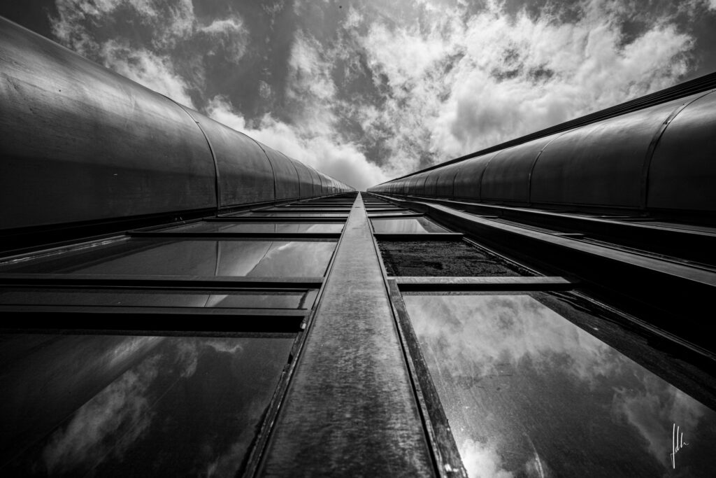 Les rails de la tour